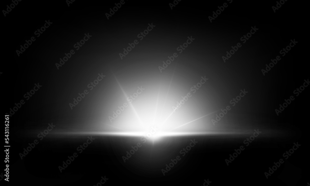 Light flare. Glowing light explodes. Light effect. ray. shining sun bright flash. Special lens flare light effect.	
