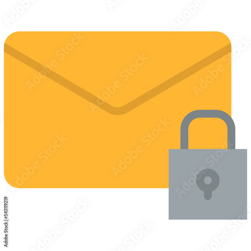 encrypted email communication management icon