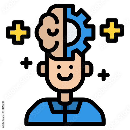 mindset design thinking practical process knowledge icon