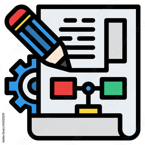 project design thinking practical process knowledge icon