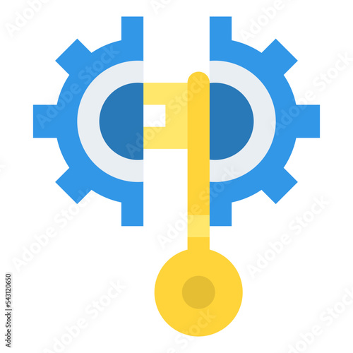key design thinking practical process knowledge icon