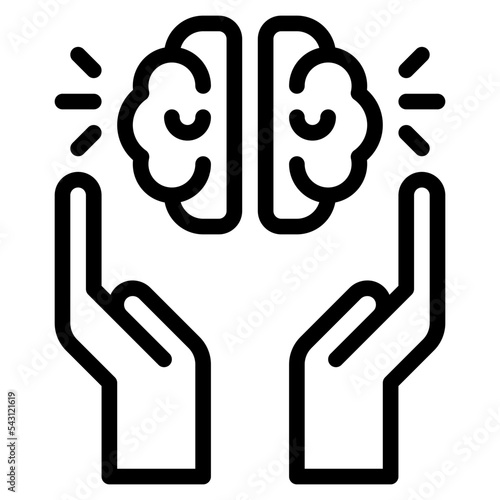 hands design thinking practical process knowledge icon