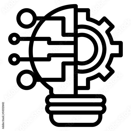 innovation design thinking practical process knowledge icon