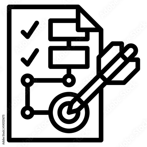 planning design thinking practical process knowledge icon