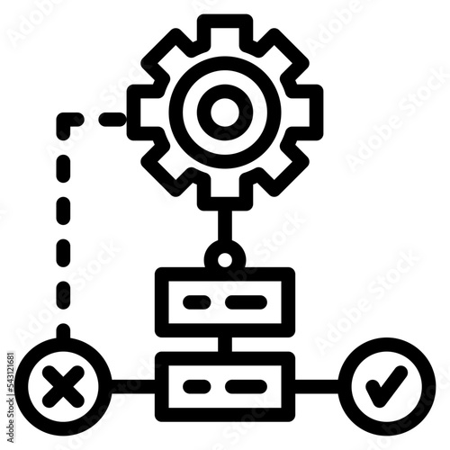 process design thinking practical process knowledge icon