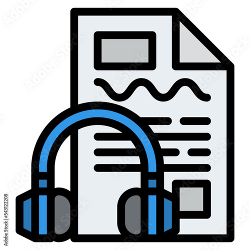 transcribe content publishing copywriting blog posts icon