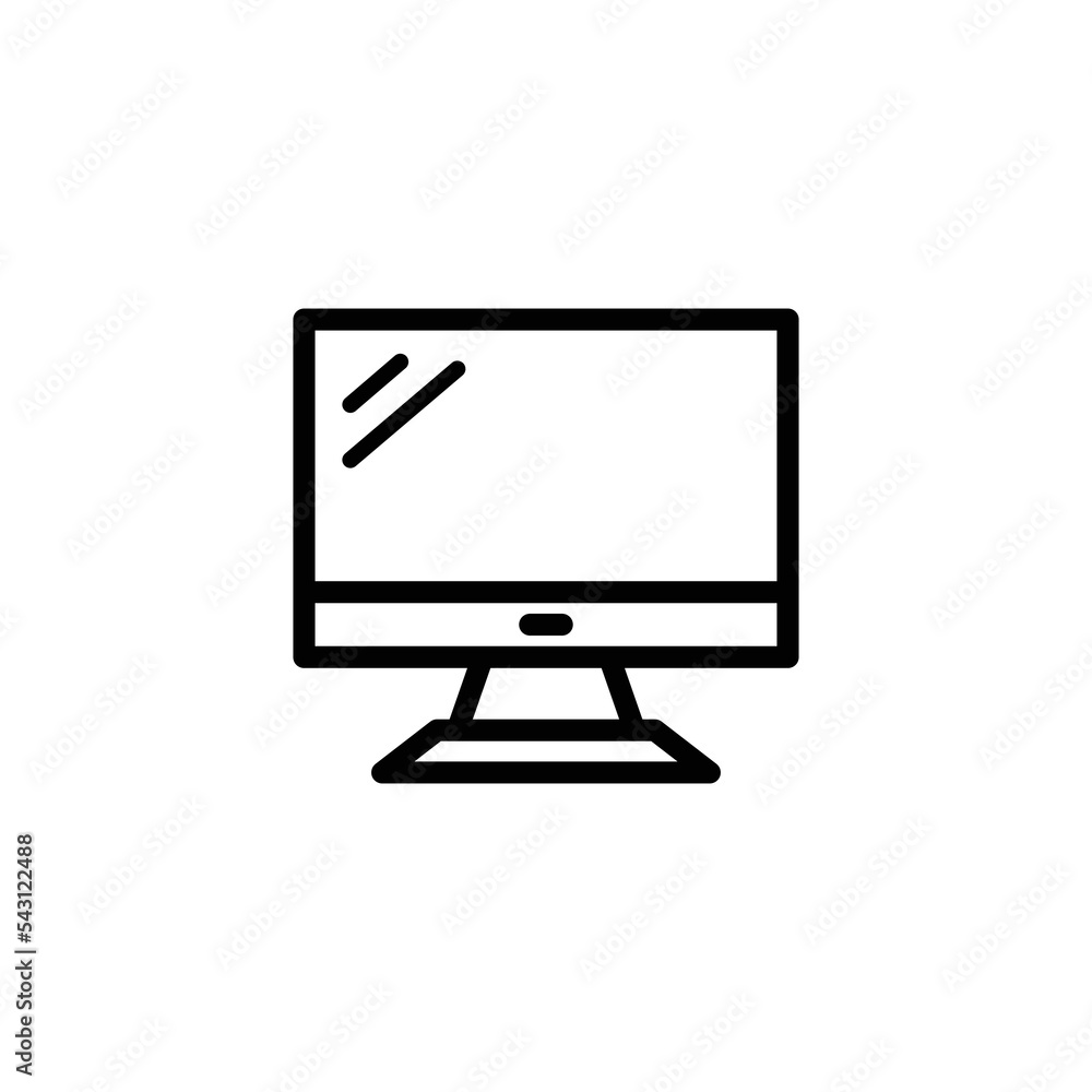 monitor icon design vector template monitor icon design vector template