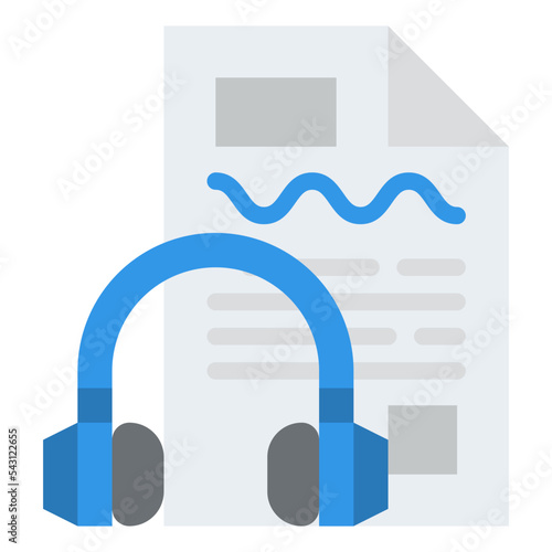 transcribe content publishing copywriting blog posts icon