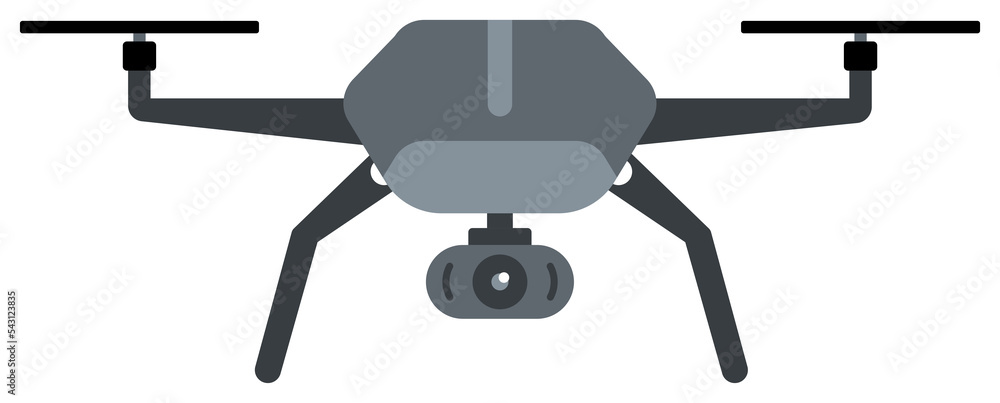 Drone with a camera icon. Drone with a camera icon.