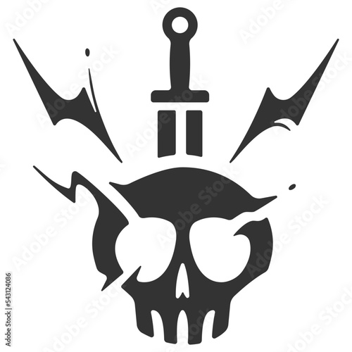 Skull Stabbing Knife