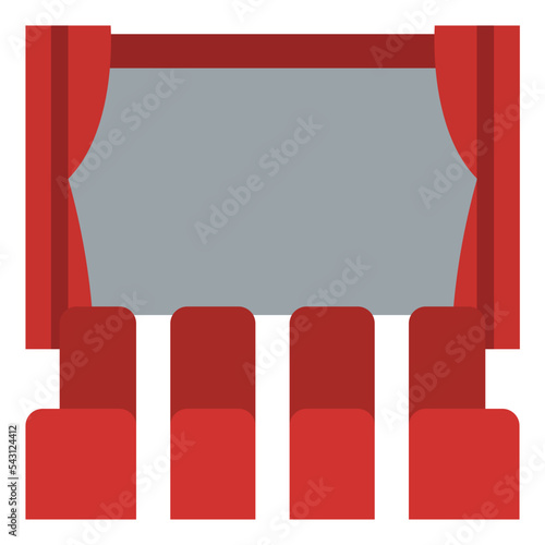 cinema movie cinema entertain free time icon