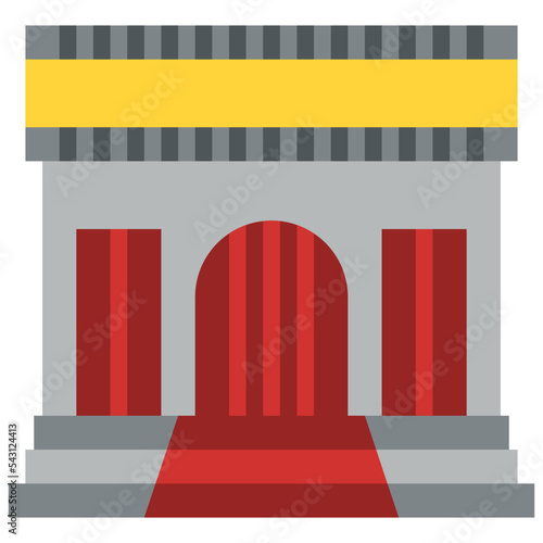 cinema movie cinema entertain free time icon