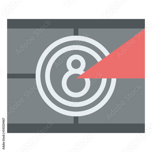 film countdown movie cinema entertain free time icon