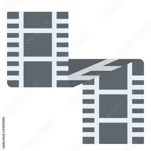 film movie cinema entertain free time icon