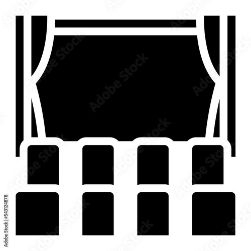 cinema movie cinema entertain free time icon