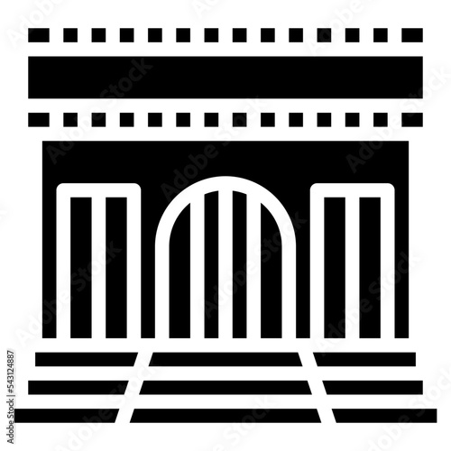 cinema movie cinema entertain free time icon