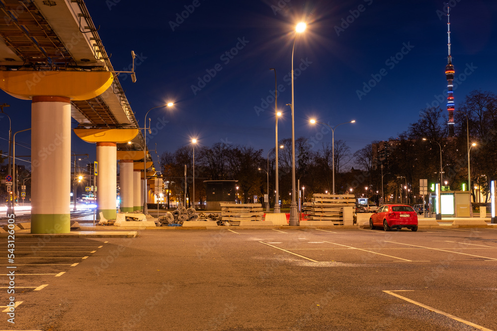 traffic at night StockFoto Adobe Stock