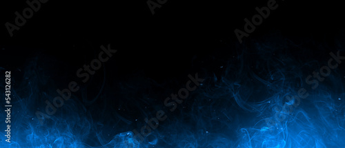 Fog or smoke special effect cloudiness mist or smog background