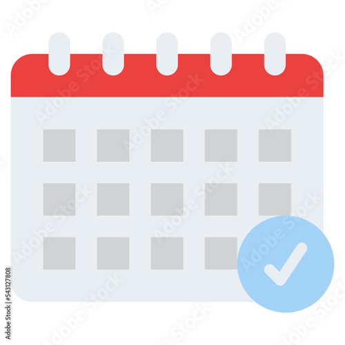 right date time schedule icon