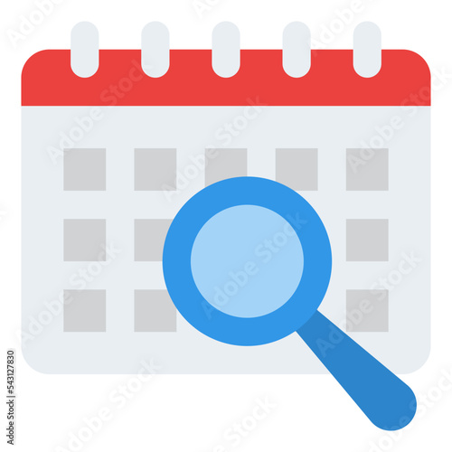 searching date time schedule icon