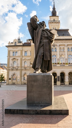 The Monument of Svetozar Miletic,Novi Sad, Serbia photo