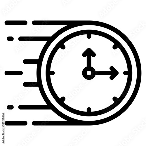 fast date time schedule icon