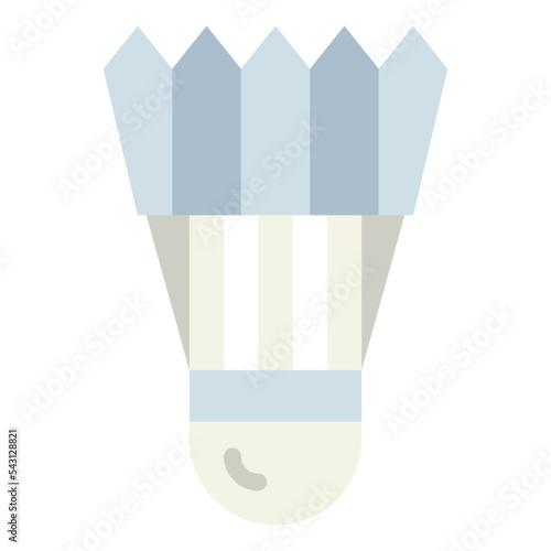 badminton flat icon style