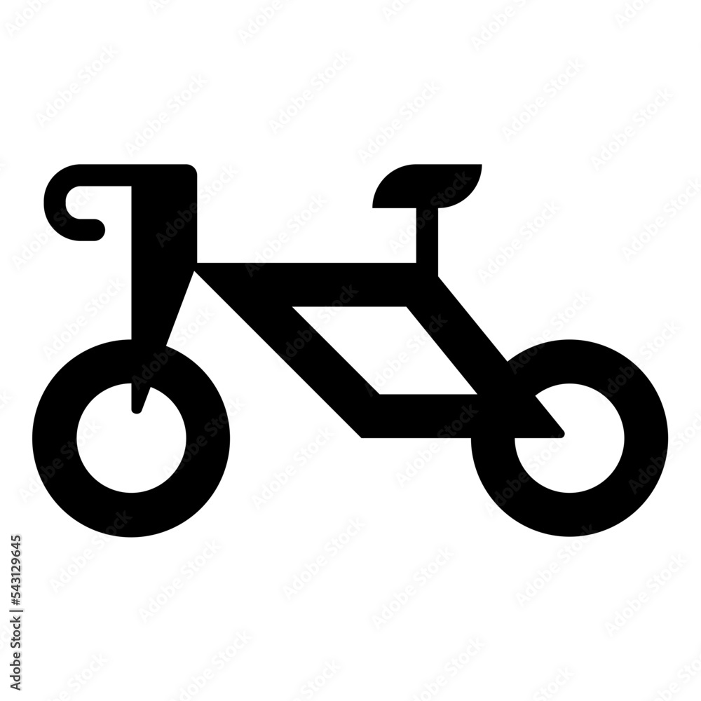 bicycle glyph icon style bicycle glyph icon style