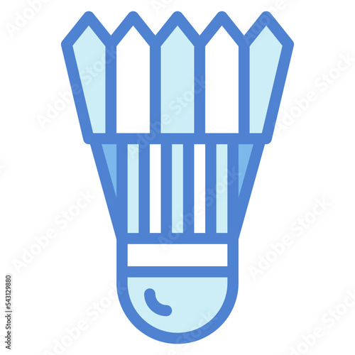 badminton two tone icon style