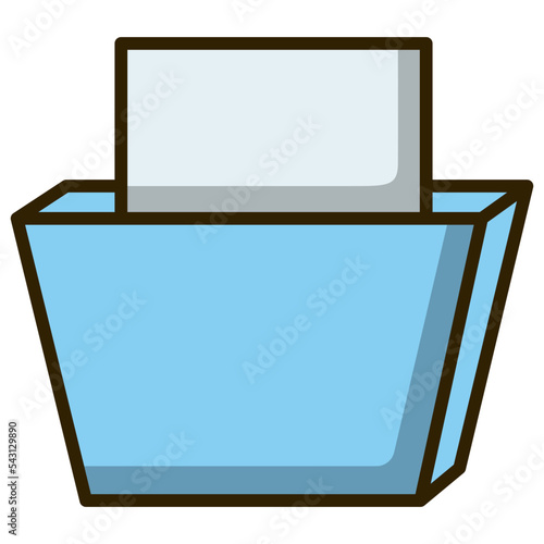 suggestion box icon cartoon