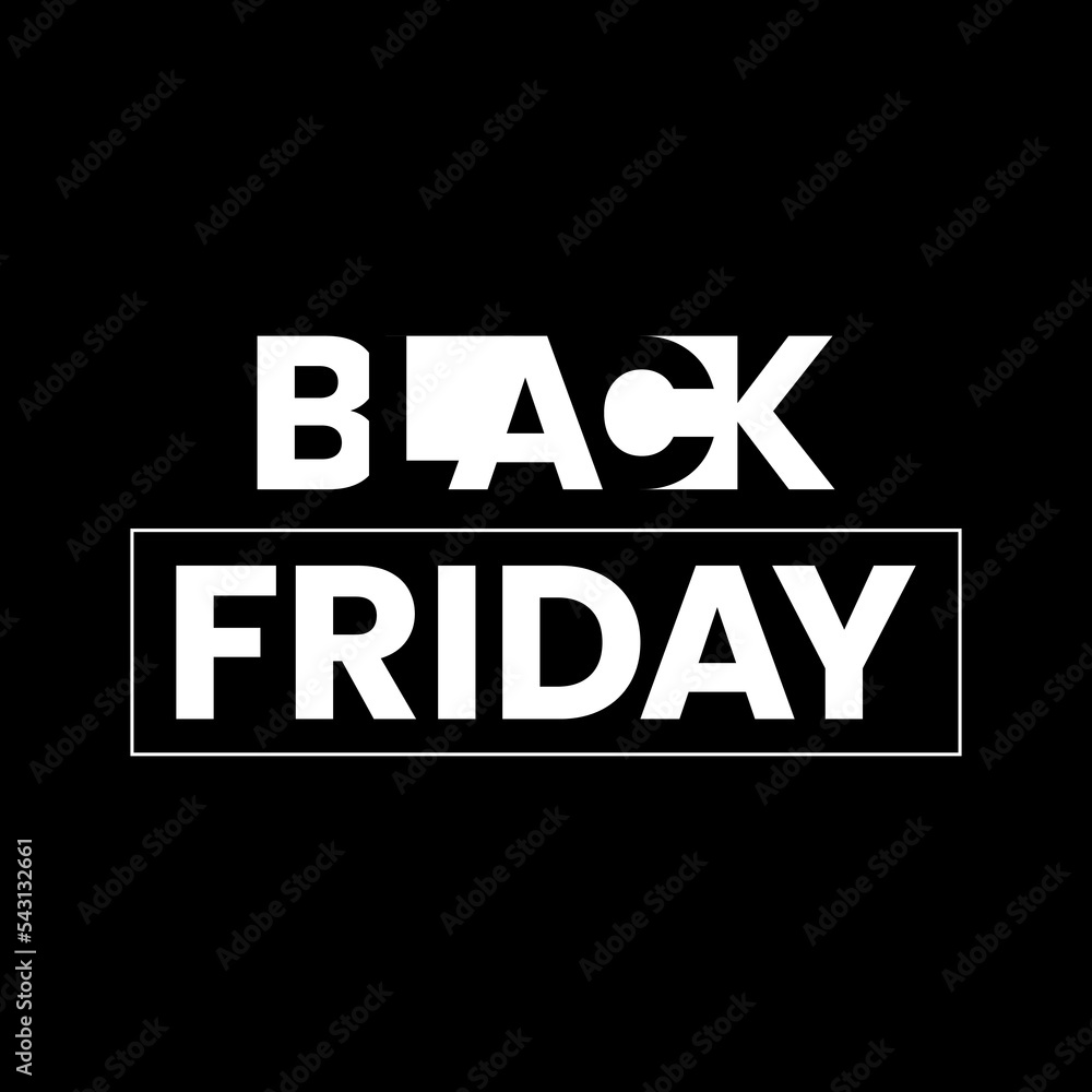 Black Friday Sale Day Abstract graphic resource vector illustration. Negative space concept. Black and white Creative banner background. Square design template poster, shopping, promotion, advertising Black Friday Sale Day Abstract graphic resource vector illustration. Negative space concept. Black and white Creative banner background. Square design template poster, shopping, promotion, advertising