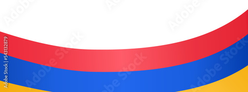 Free Download Armenia flag flying on white background - GFXLoad