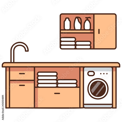 Line color Utility room