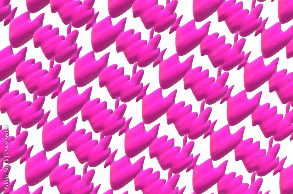 seamless pattern of pink hearts seamless pattern of pink hearts