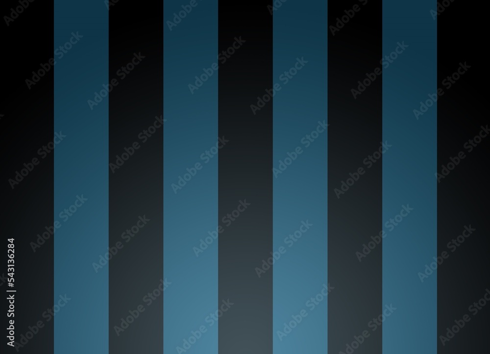 Obraz premium Fondo abstracto de formas lineales con alternancia de colores azules y negros, con degradado suave de luz