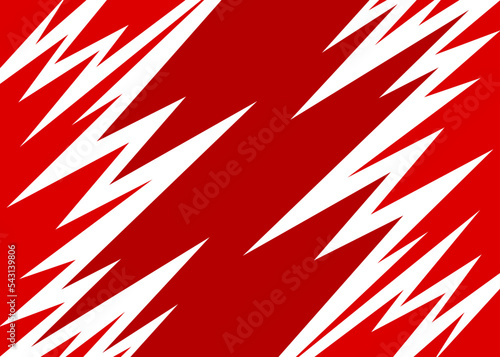 Abstract background with reflective sharp and spike line pattern