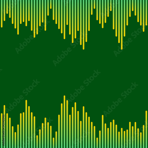 seamless sound waveform pattern for radio podcast cover, music player, video editor, voise message in social media chats, voice assistant, recorder. vector illustration