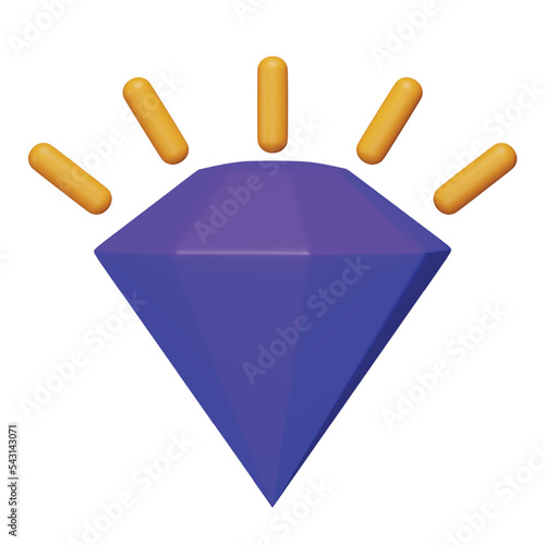 Values 3d rendering isometric icon.
