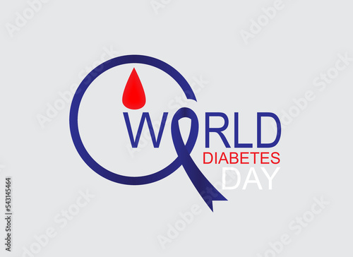 Vector Illustration of World Diabetes Day 14 November