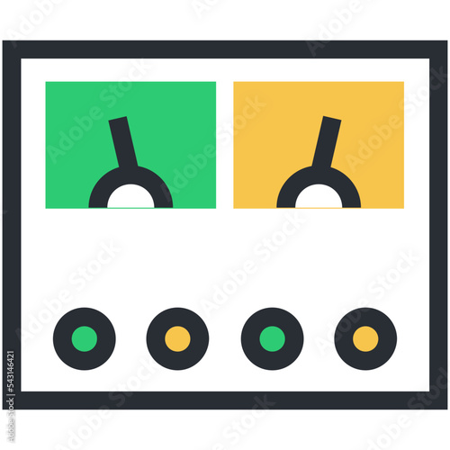 Speedometer Vector Icon