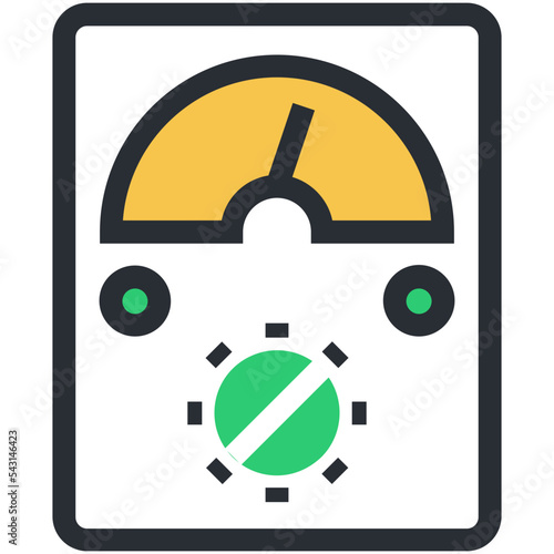 Speedometer Vector Icon