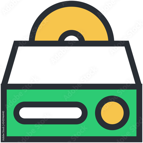 Cd Player Vector Icon