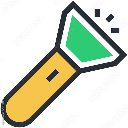 Torch Vector Icon