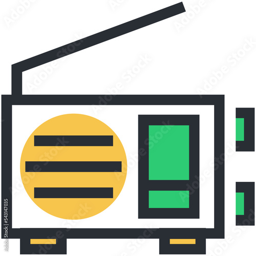 Radio Vector Icon
