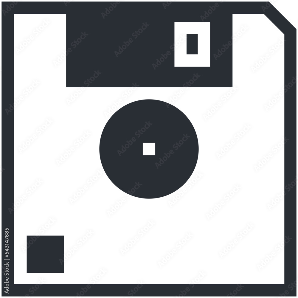Floppy Vector Icon Floppy Vector Icon