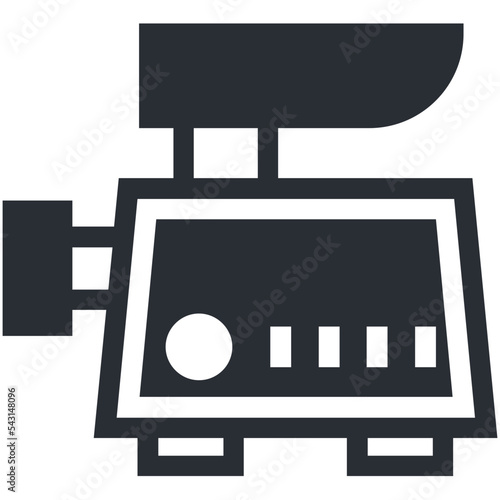 Mincer Machine Vector Icon