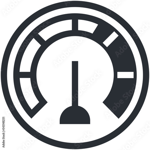 Speedometer Vector Icon