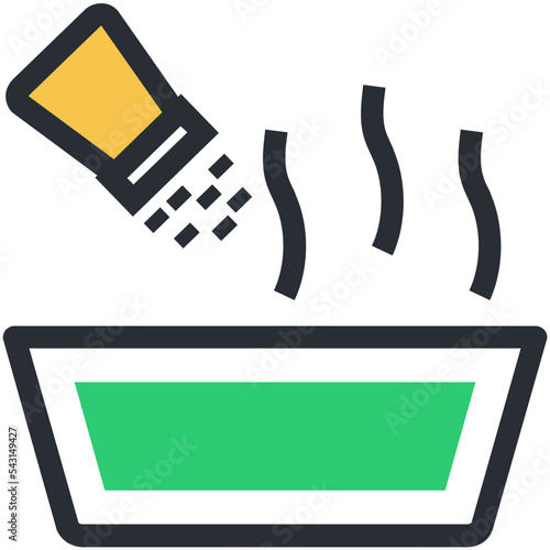 Salty Food Vector Icon