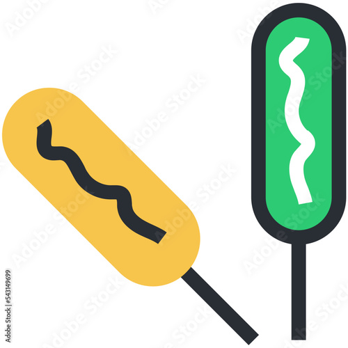 Ice Pops Vector Icon