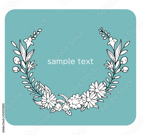 A botanical frame